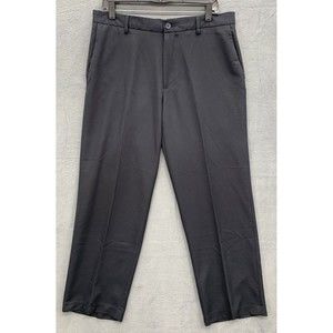 Dockers Khaki Pants Mens Size 34x29 Black Straight Fit D2 Business Casual
